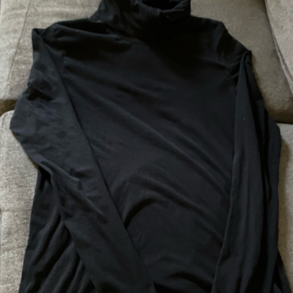 Women’s Introspect Black Turtleneck Long Sleeve Top